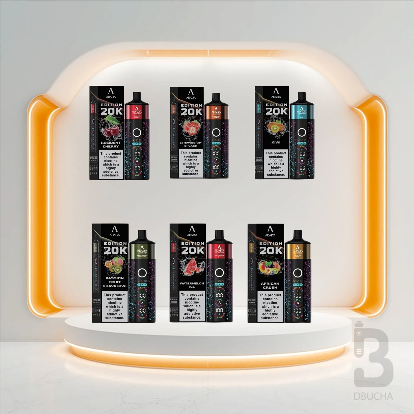 Jednorazówki - E papieros - Polska - Adalya - PRO 360 -20K - Mix - Najtańsze