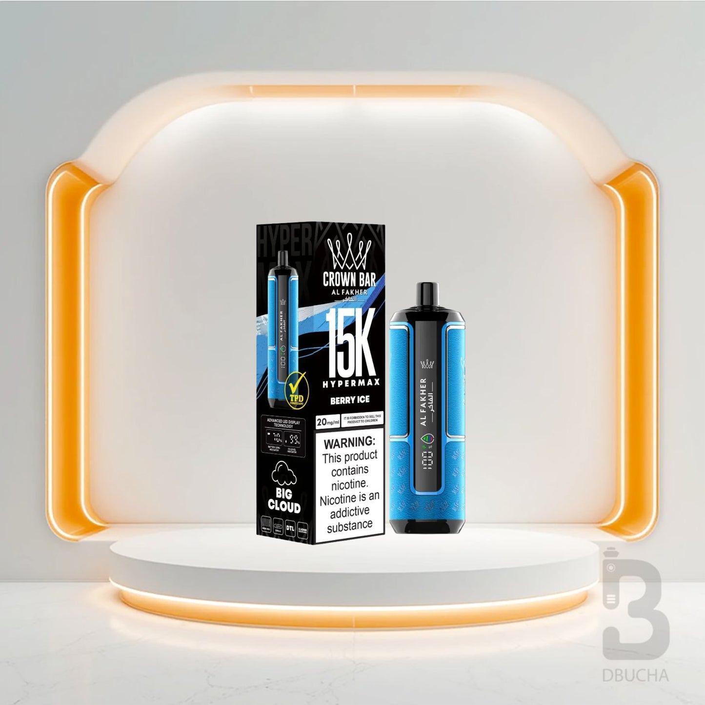 Jednorazówki - E papieros - Polska - Al Fakher - HyperMax - 15K - Berry Ice - Najtańsze