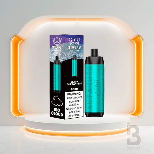 Jednorazówki - E papieros - Polska - Al Fakher - Crown Bar - 8K - Black Currant Ice - Najtańsze