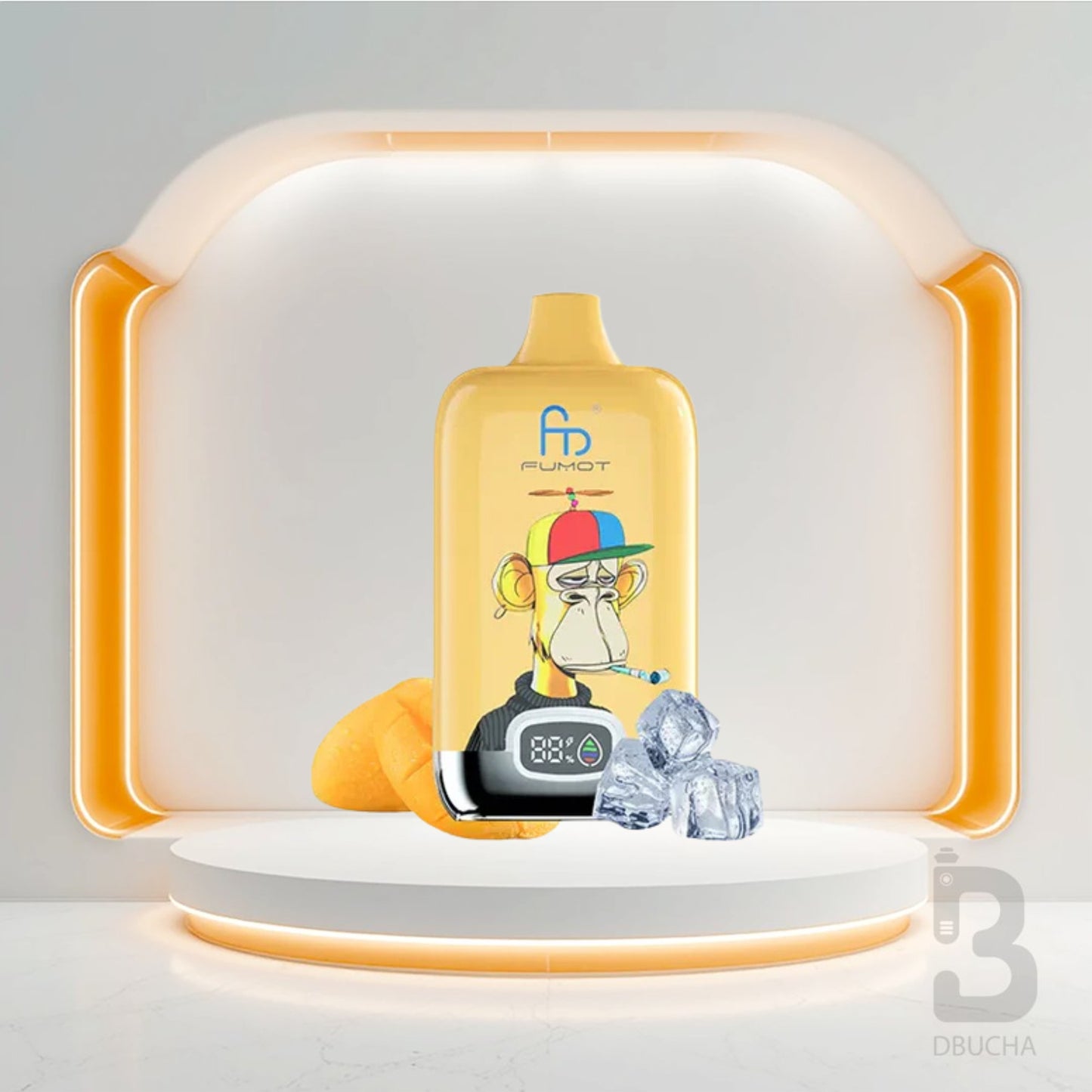Jednorazówki - E papieros - Polska - Fumot - Digital Box - 12K - Mango On Ice - Najtańsze