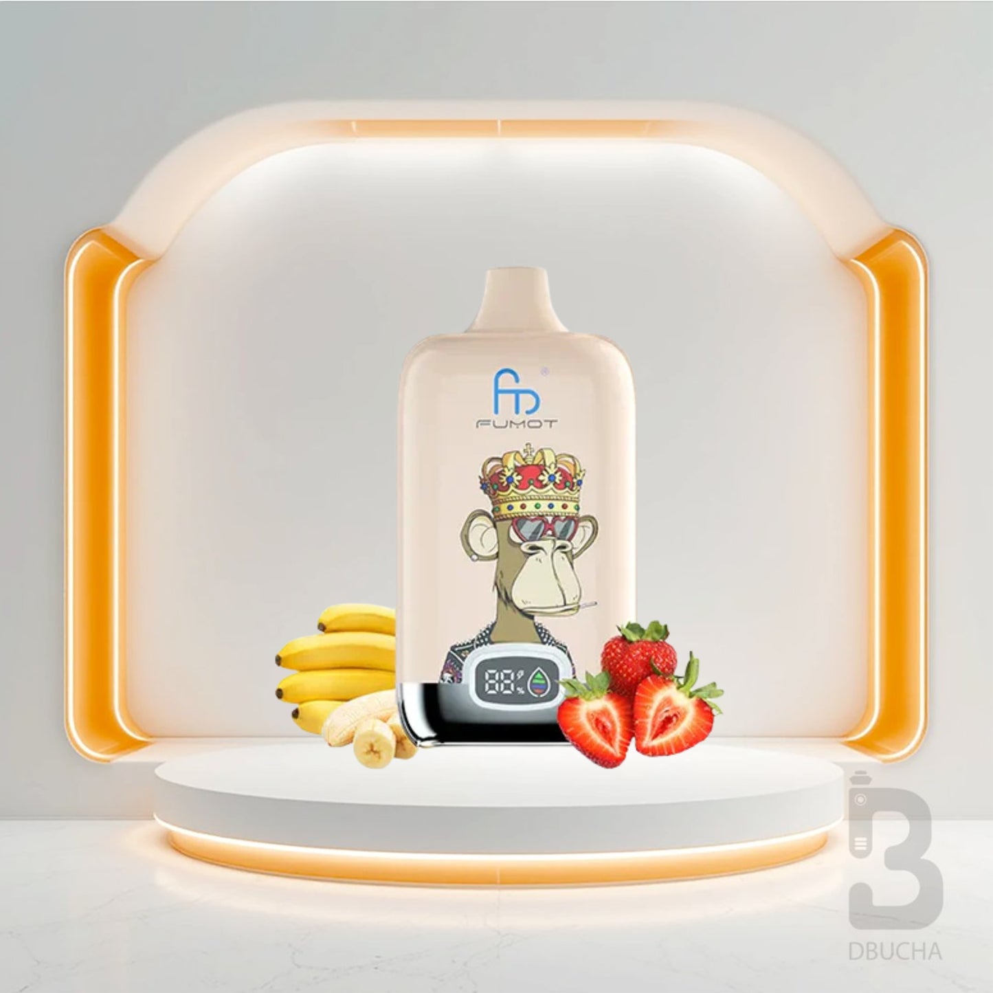 Jednorazówki - E papieros - Polska - Fumot - Digital Box - 12K - Strawberry Banana - Najtańsze