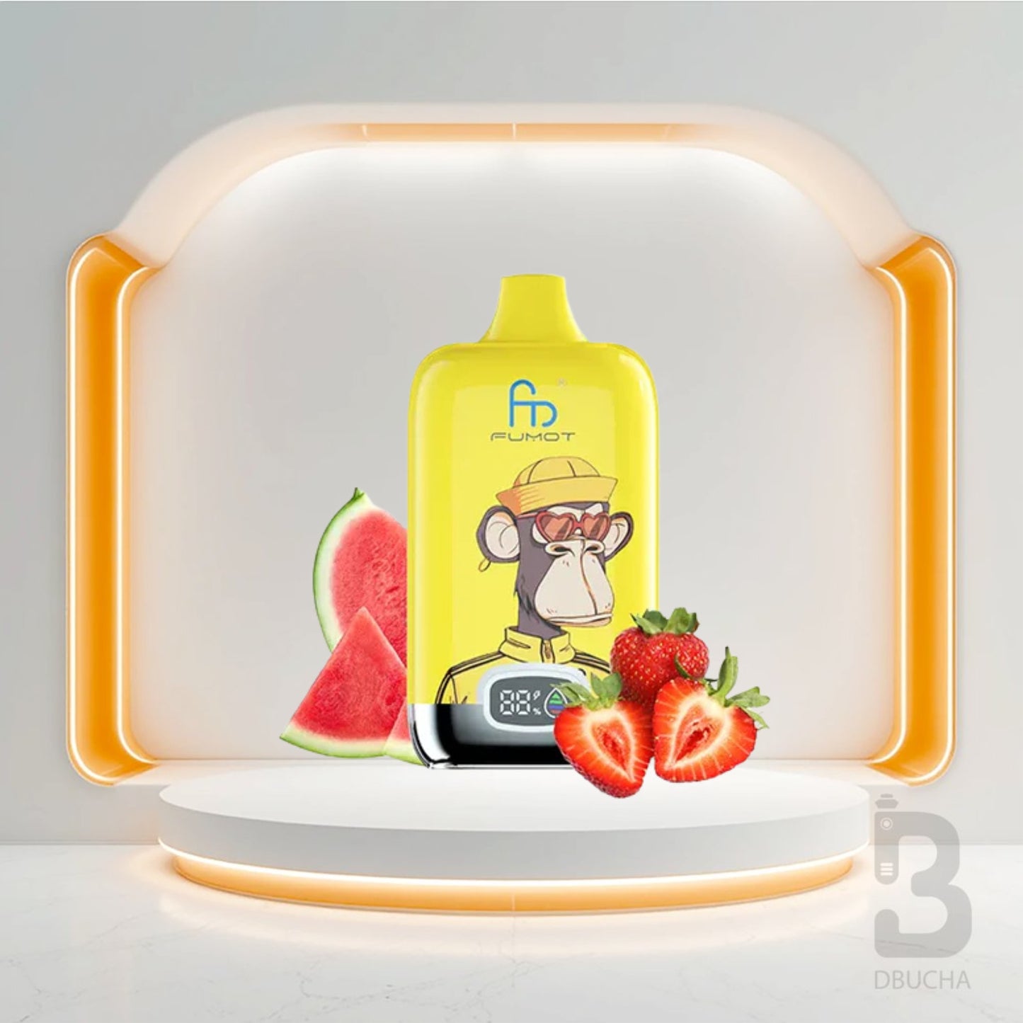 Jednorazówki - E papieros - Polska - Fumot - Digital Box - 12K - Strawberry Watermelon - Najtańsze