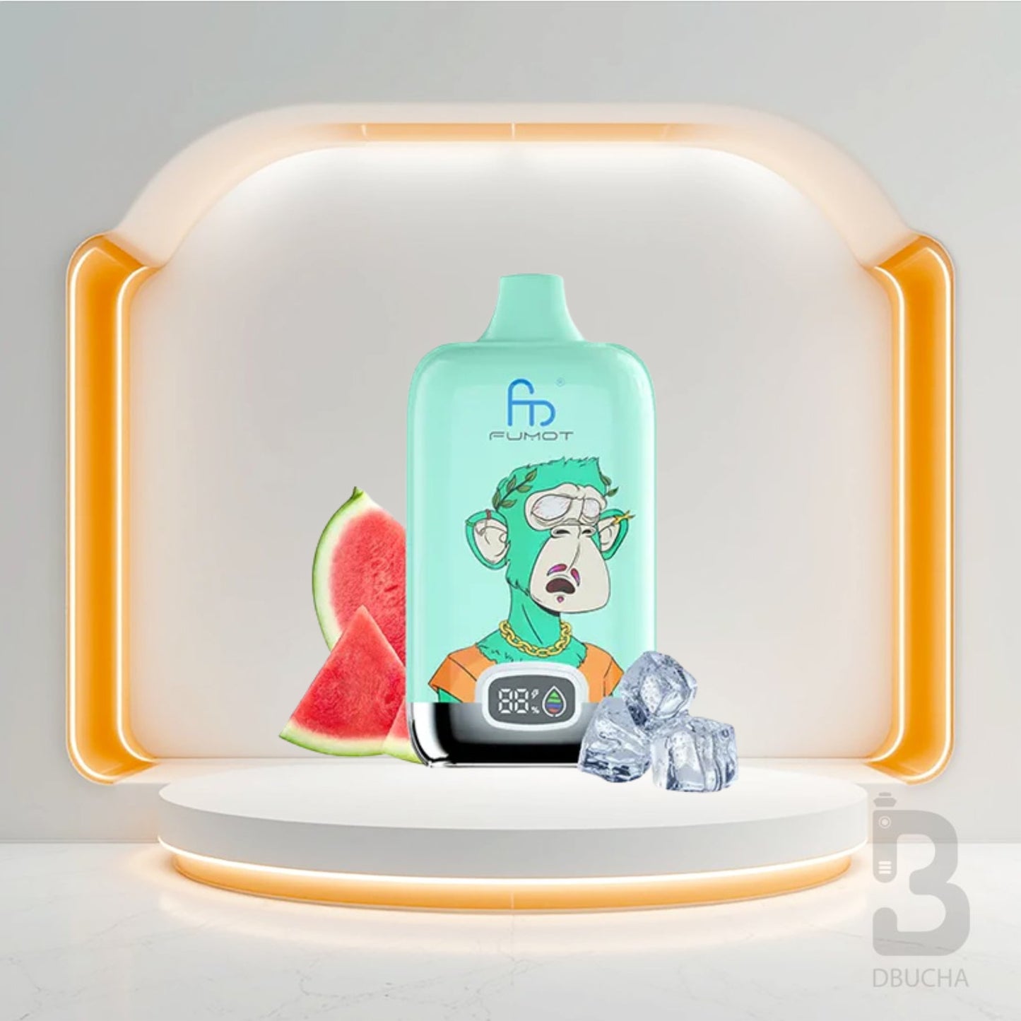 Jednorazówki - E papieros - Polska - Fumot - Digital Box - 12K - Watermelon Ice - Najtańsze
