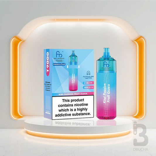 Jednorazówki - E papieros - Polska - Fumot - T9000 - 25K - Kiwi Passion Fruit Guava - Najtańsze