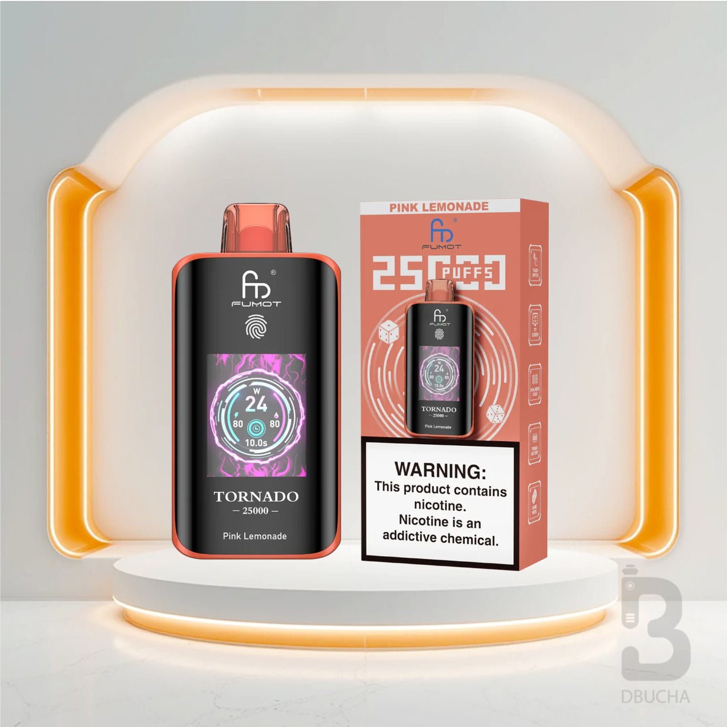 Jednorazówki - E papieros - Polska - Fumot - Tornado - 25K - Pink Lemonade - Najtańsze
