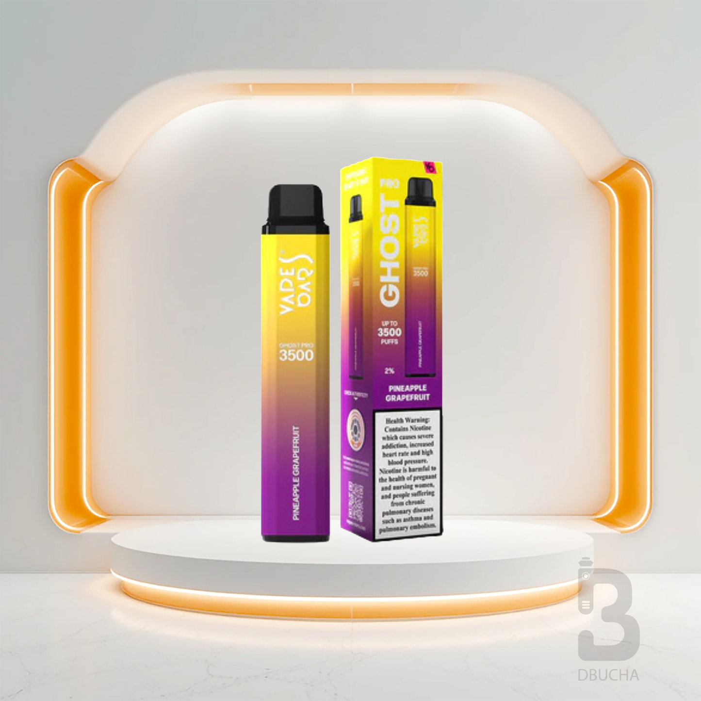 Ghost® Pro 3500 - E-Papieros jednorazowy - 2% Nikotyny