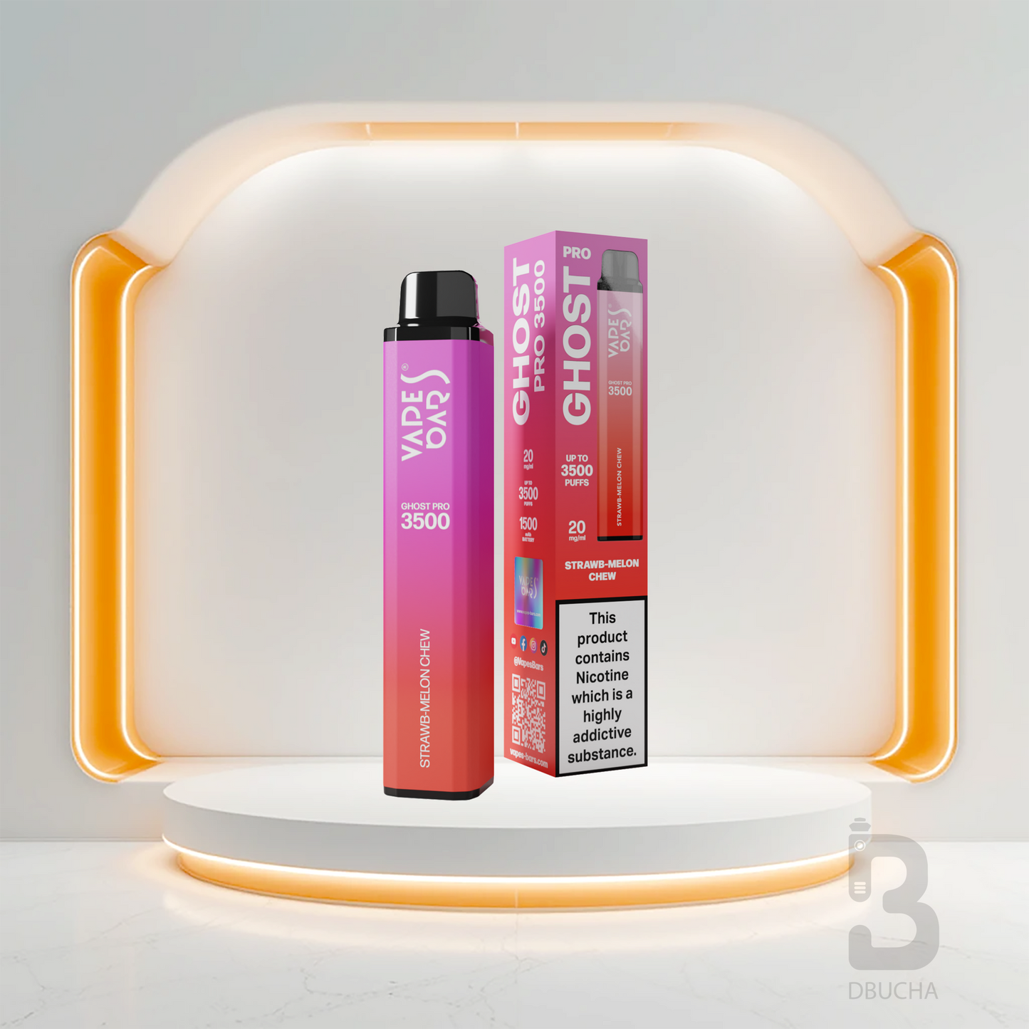 Ghost® Pro 3500 - E-Papieros jednorazowy - 2% Nikotyny