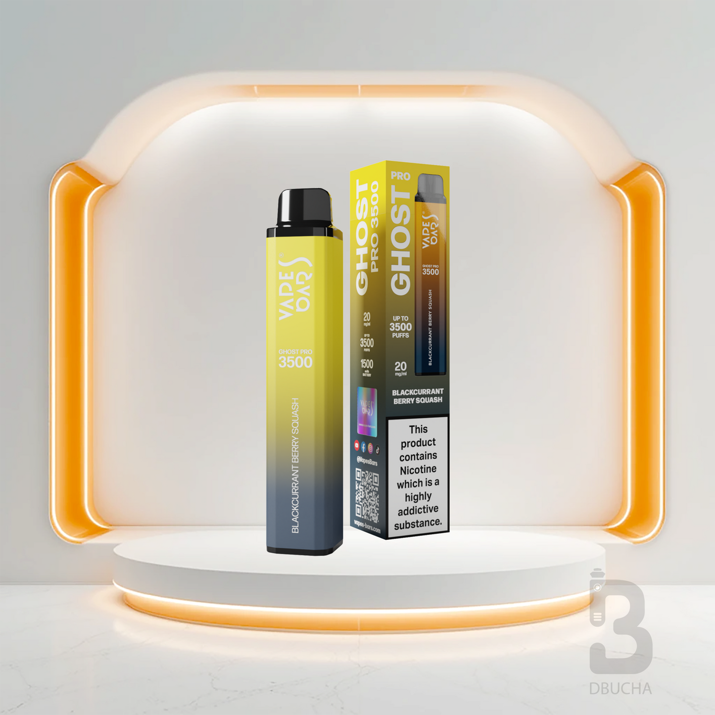 Ghost® Pro 3500 - E-Papieros jednorazowy - 2% Nikotyny