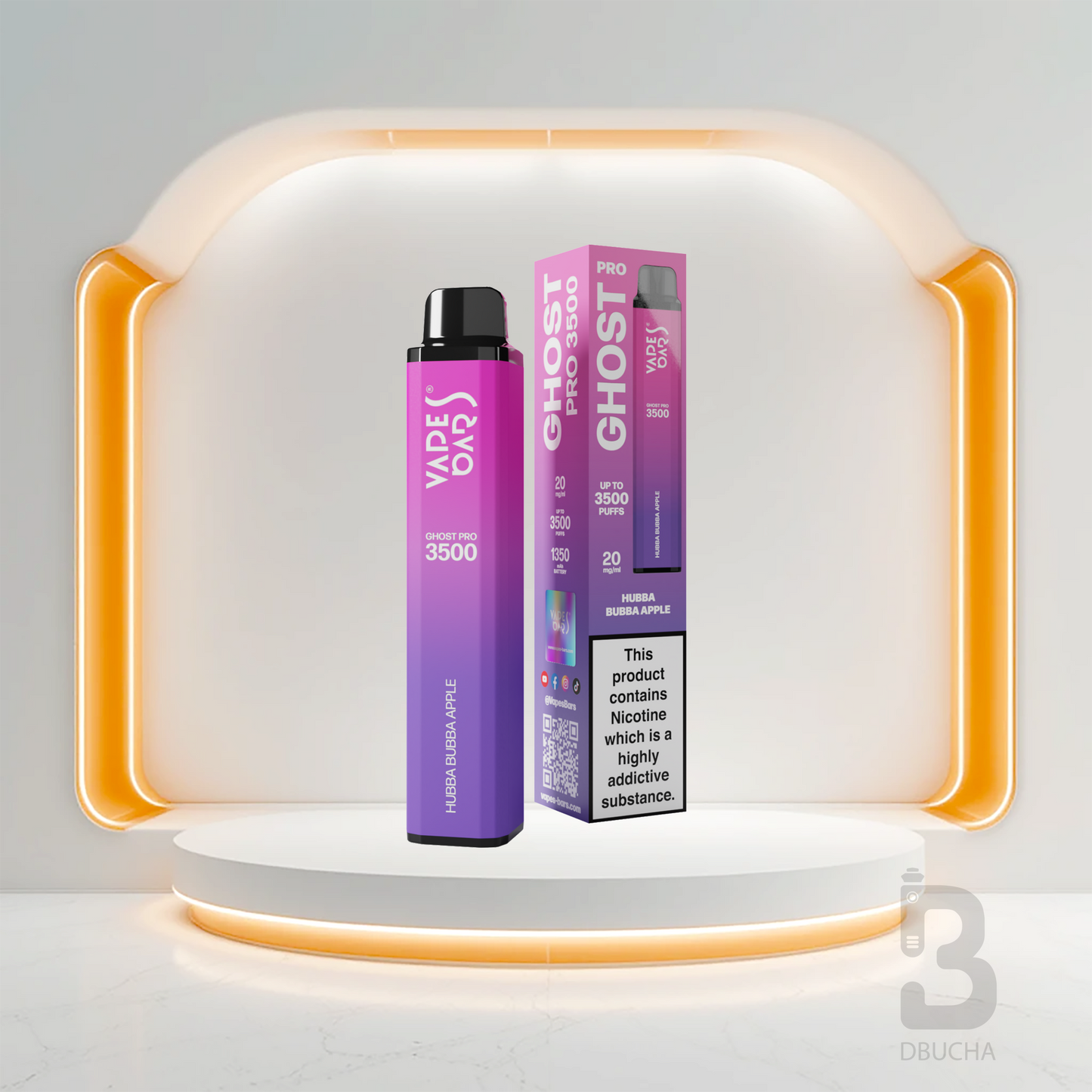Ghost® Pro 3500 - E-Papieros jednorazowy - 2% Nikotyny