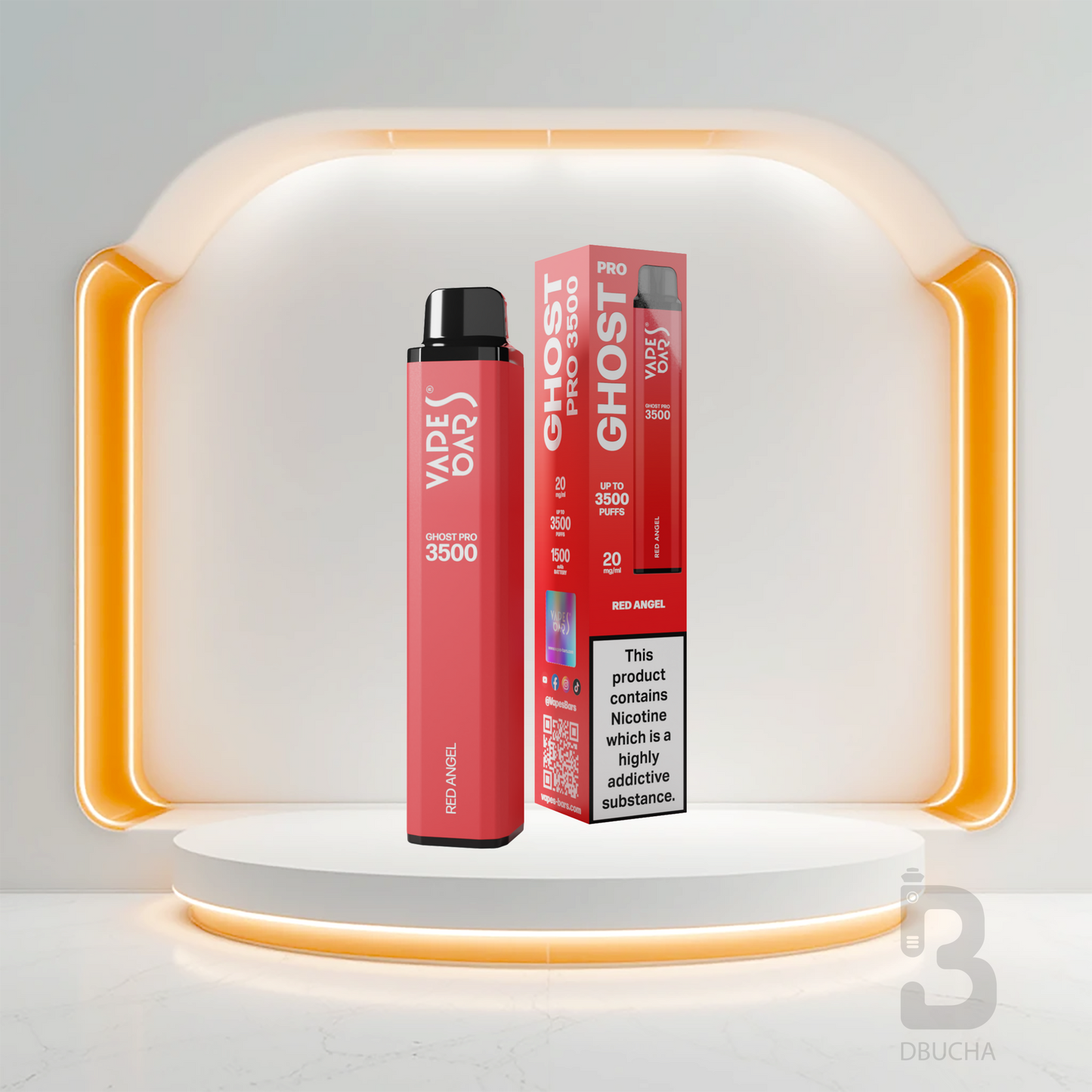 Ghost® Pro 3500 - E-Papieros jednorazowy - 2% Nikotyny