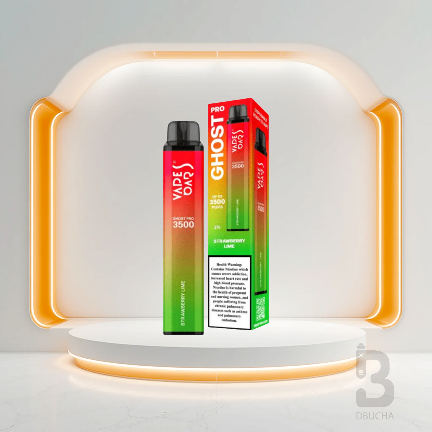 Ghost® Pro 3500 - E-Papieros jednorazowy - 2% Nikotyny