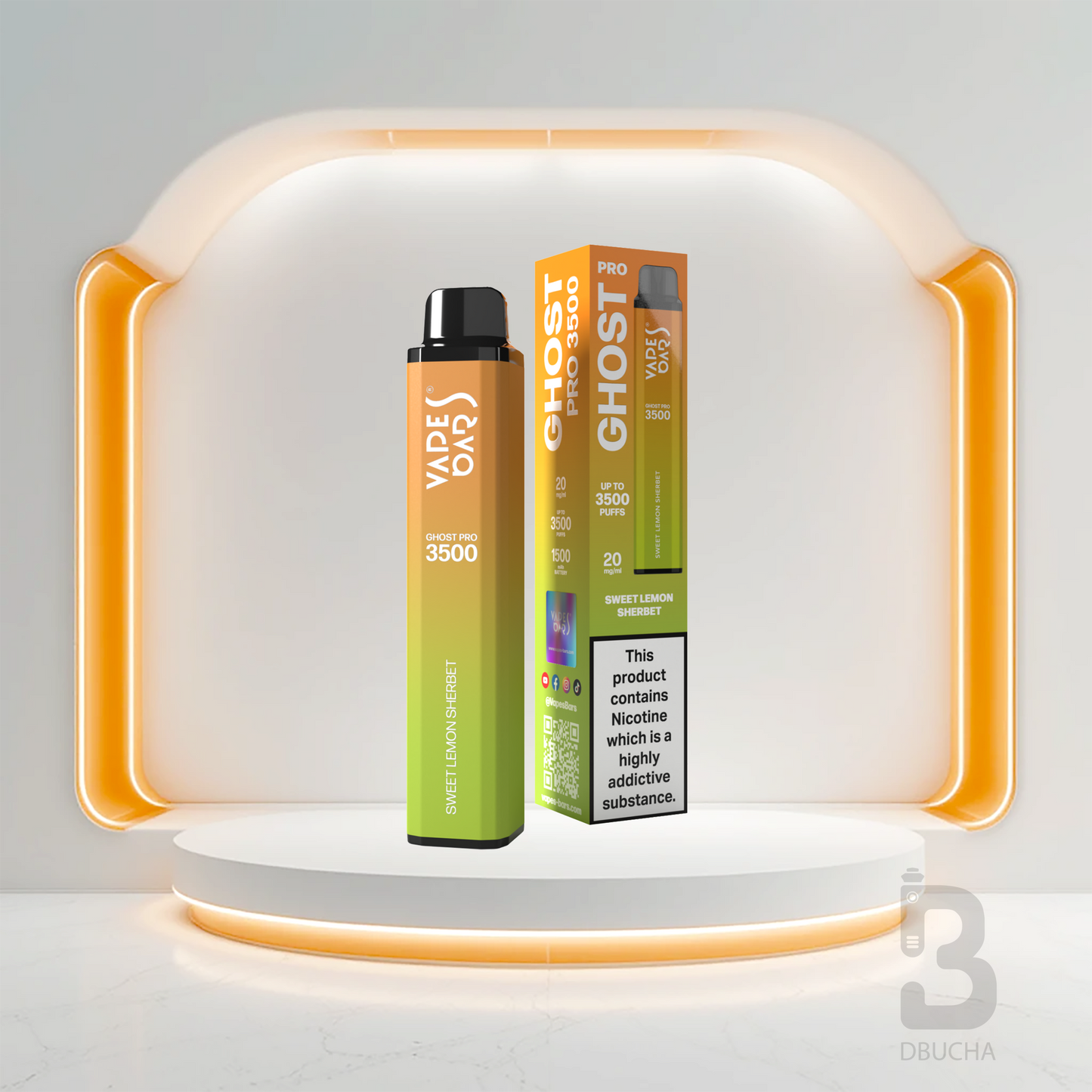 Ghost® Pro 3500 - E-Papieros jednorazowy - 2% Nikotyny