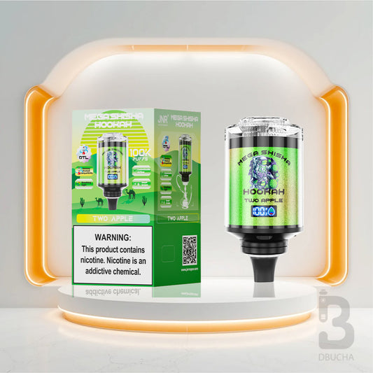 Jednorazówki - E papieros - Polska - JNR - Mega Shisha Hookah - 100K - Two Apple - Najtańsze
