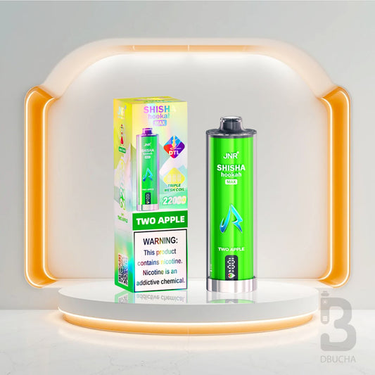 Jednorazówki - E papieros - Polska - JNR - Shisha Hookah Max - 22K - Two Apple - Najtańsze