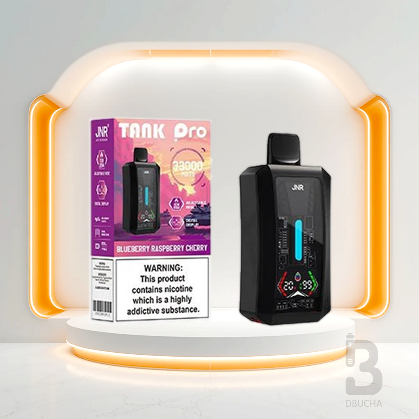 JNR - Tank Pro - 33K - 2% nikotyny - E-Papieros jednorazowy