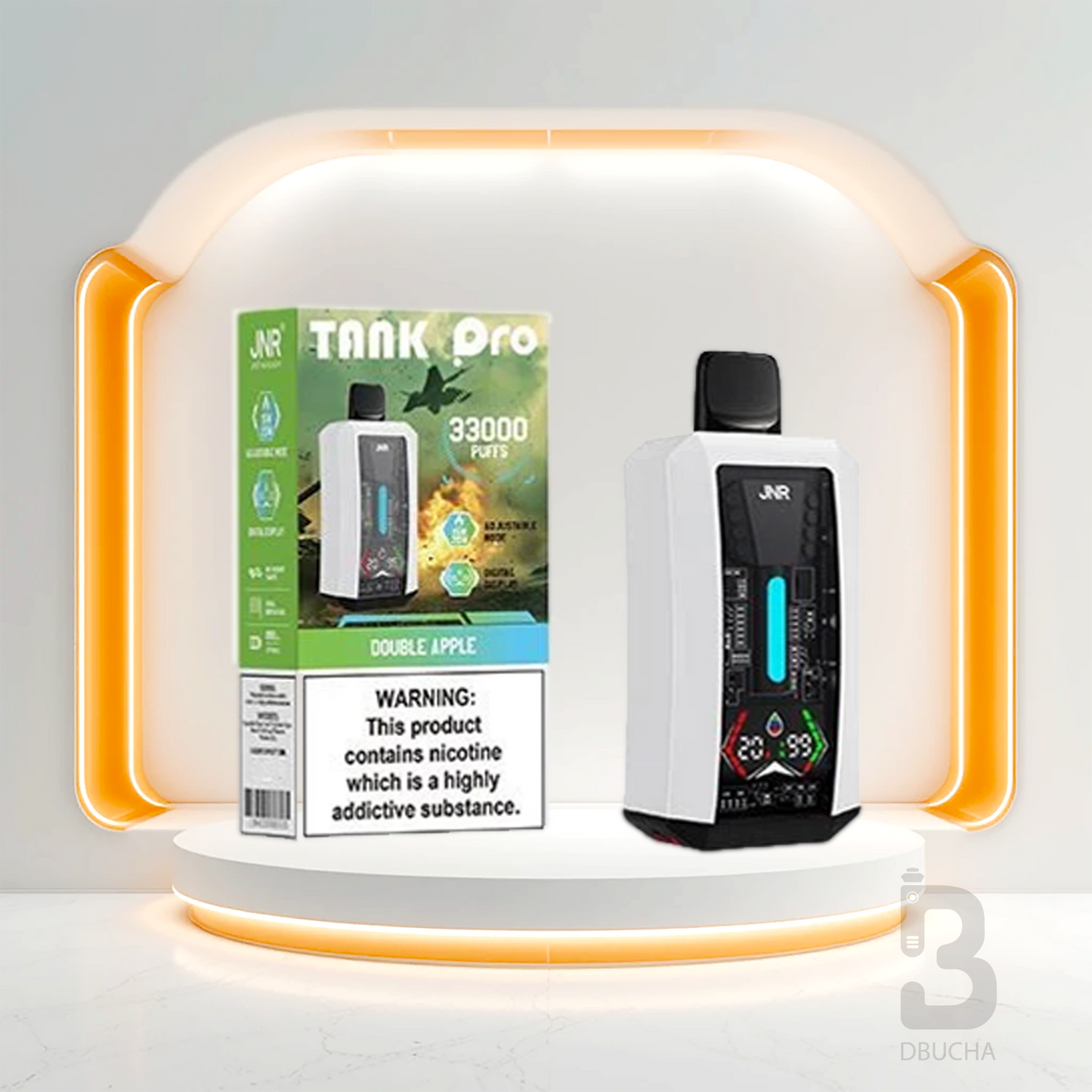 JNR - Tank Pro - 33K - 2% nikotyny - E-Papieros jednorazowy