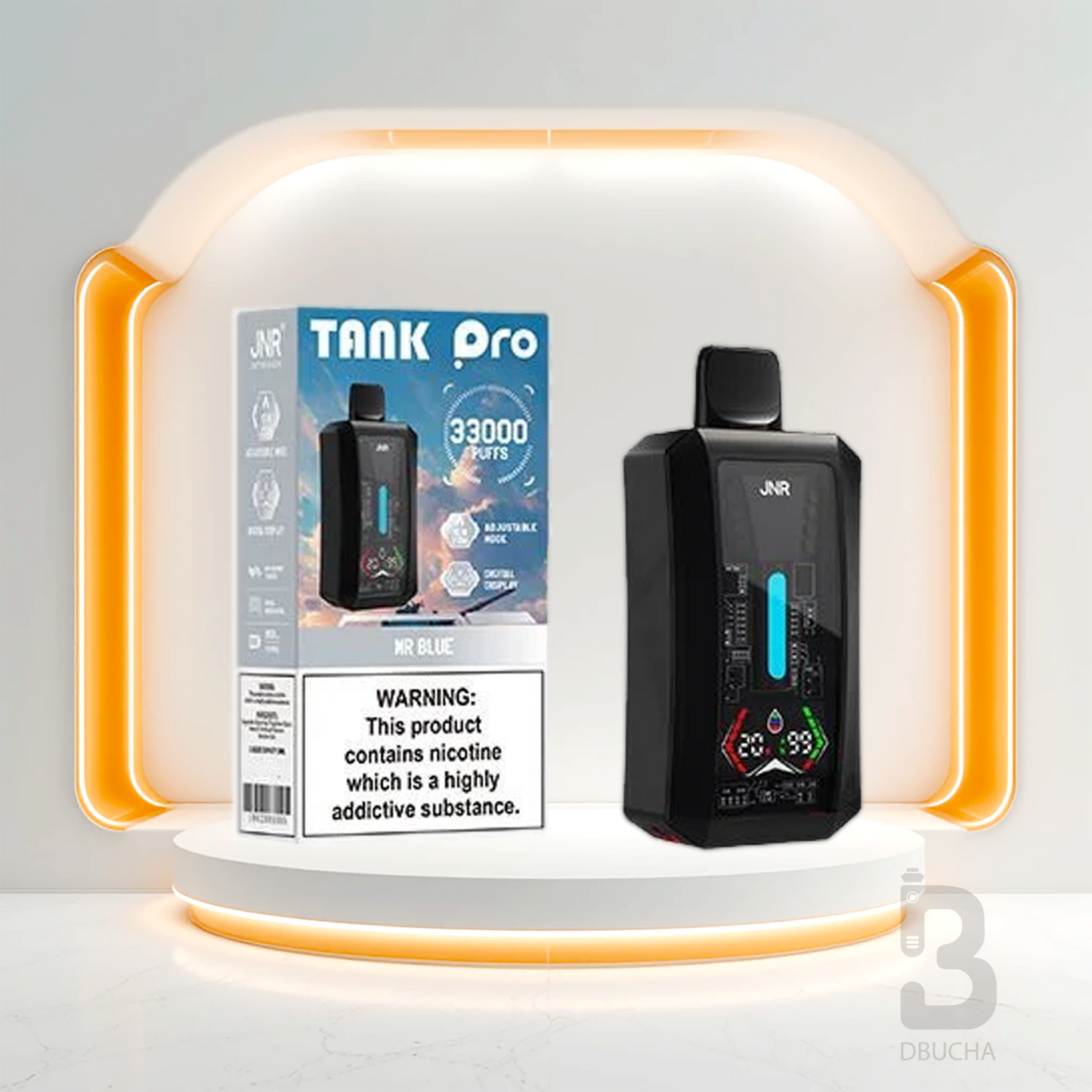 JNR - Tank Pro - 33K - 2% nikotyny - E-Papieros jednorazowy