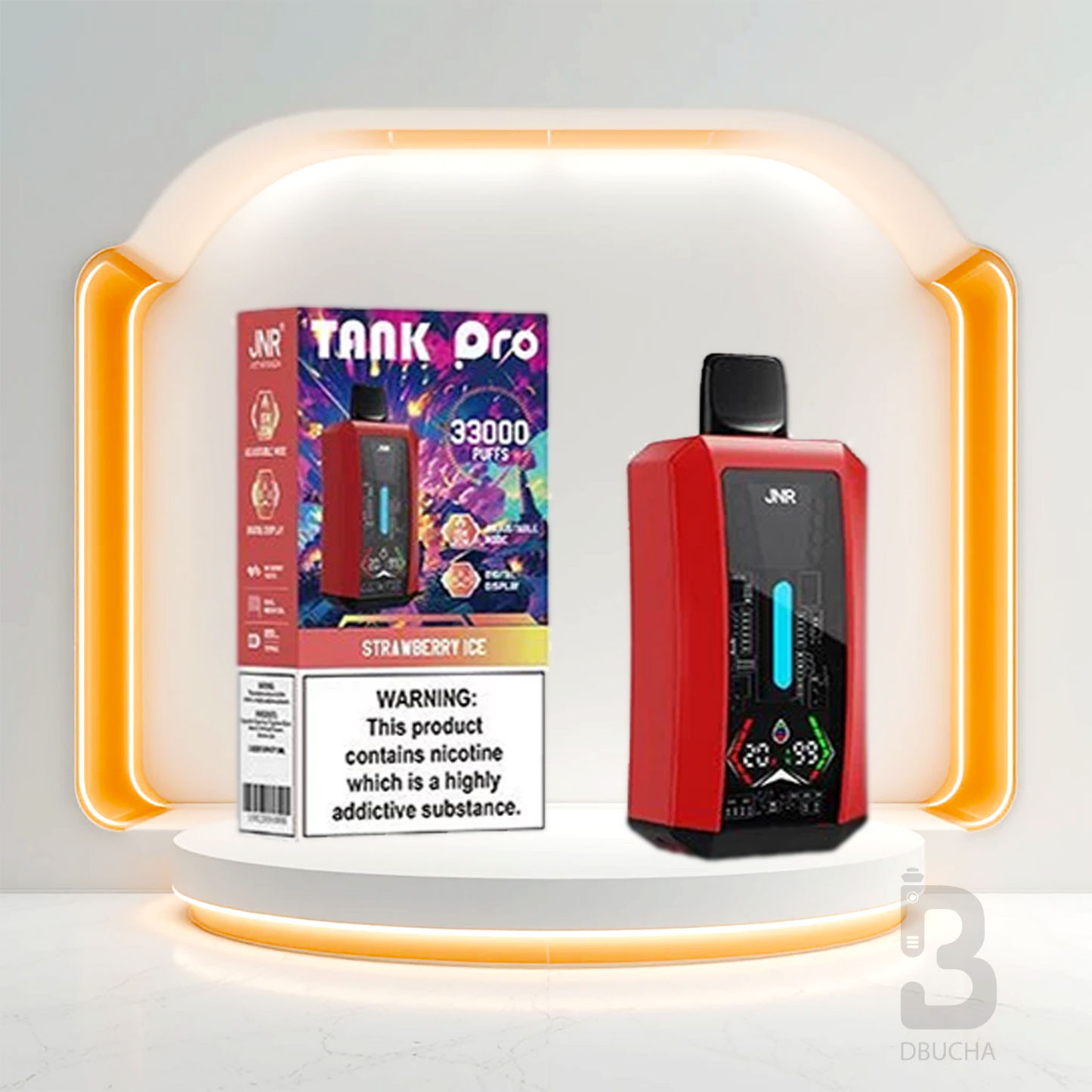 JNR - Tank Pro - 33K - 2% nikotyny - E-Papieros jednorazowy