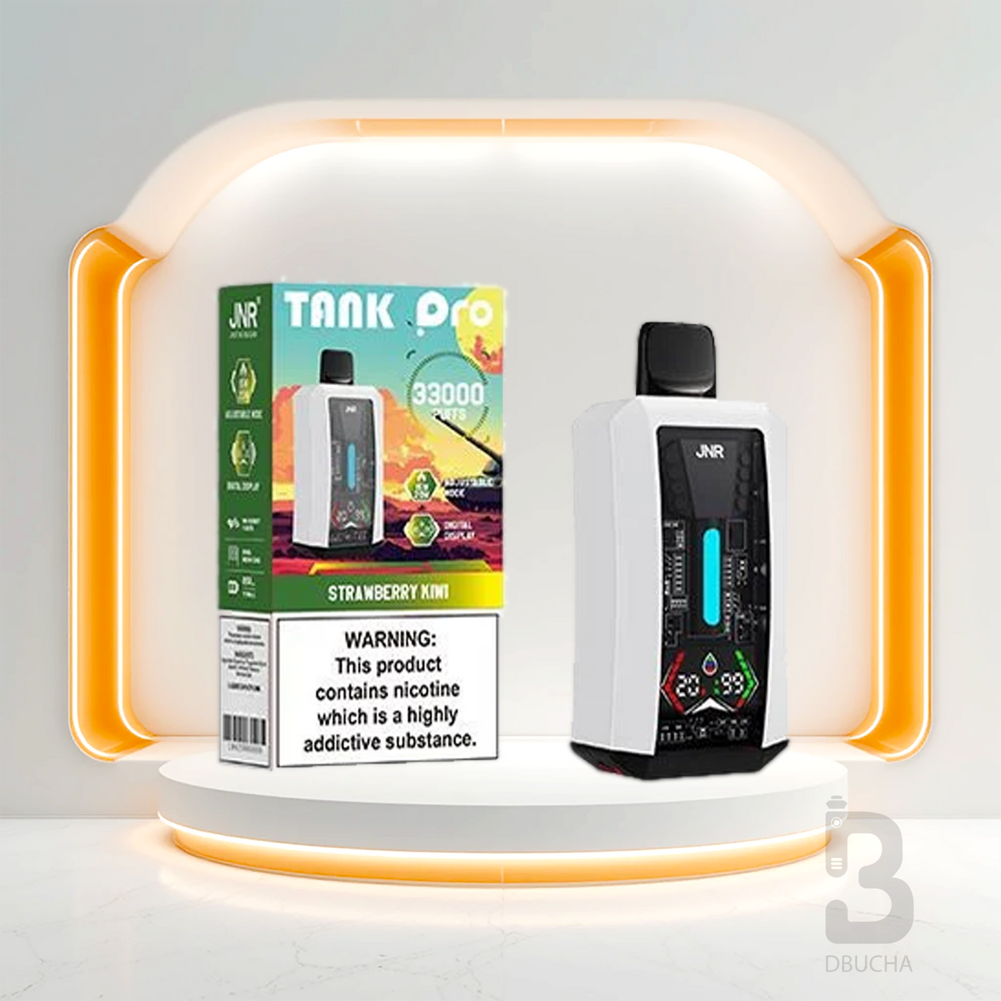 JNR - Tank Pro - 33K - 2% nikotyny - E-Papieros jednorazowy