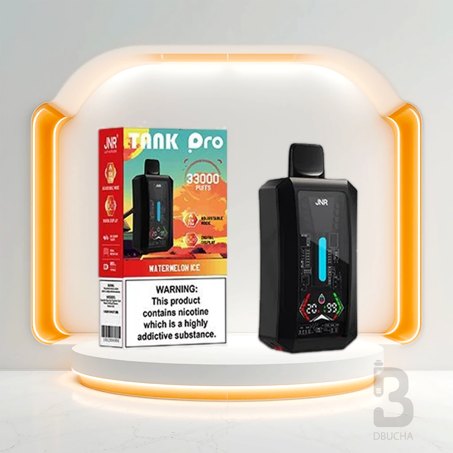 JNR - Tank Pro - 33K - 2% nikotyny - E-Papieros jednorazowy