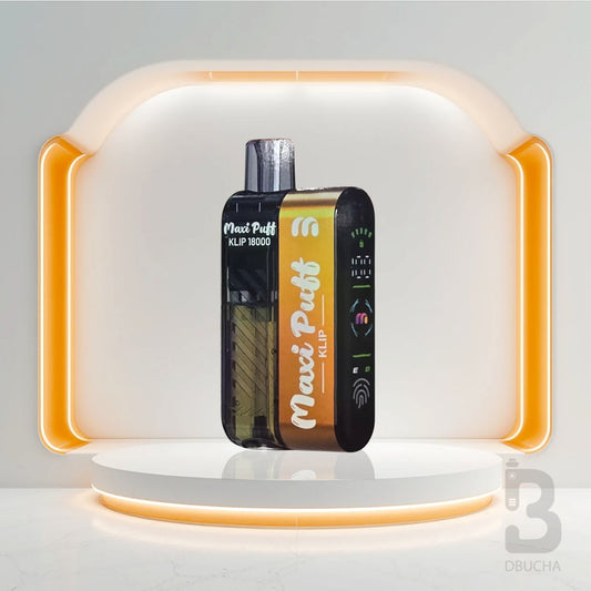 Jednorazówki - E papieros - Polska - Maxi Puff - Klip - 18K - Mango Pineapple - Najtańsze