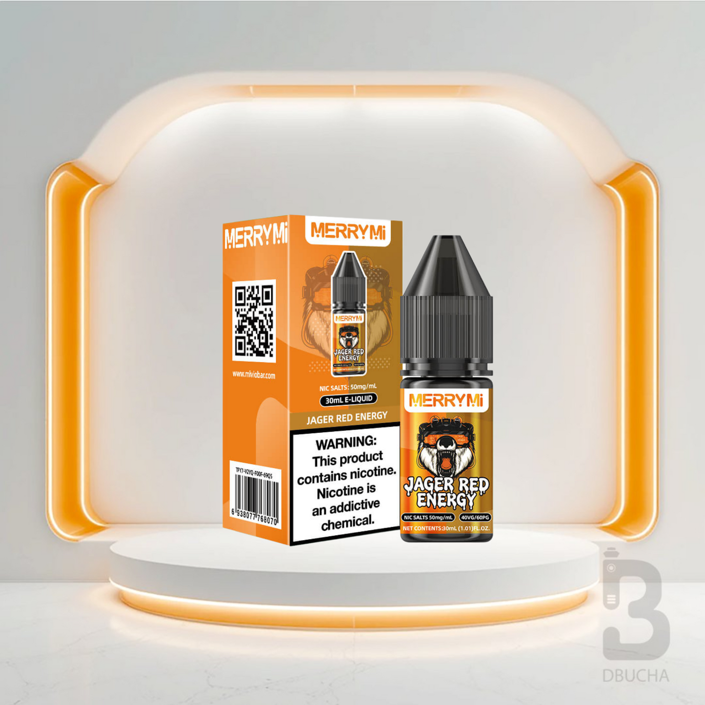 Sole Nikotynowe - E liquid - MerryMi - Salts - 30ml - Sole Nikotynowe - E liquid - MerryMi - Salts - 30ml - Jager Red Energy