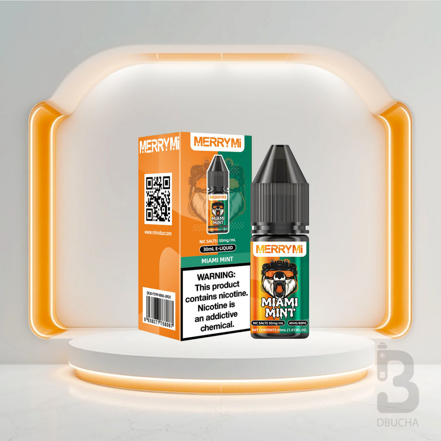 Sole Nikotynowe - E liquid - MerryMi - Salts - 30ml - Sole Nikotynowe - E liquid - MerryMi - Salts - 30ml - Miami Mint