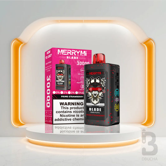 Jednorazówki - E papieros - Polska - MerryMi - Blade - 30K - Prime Strawberry - Najtańsze