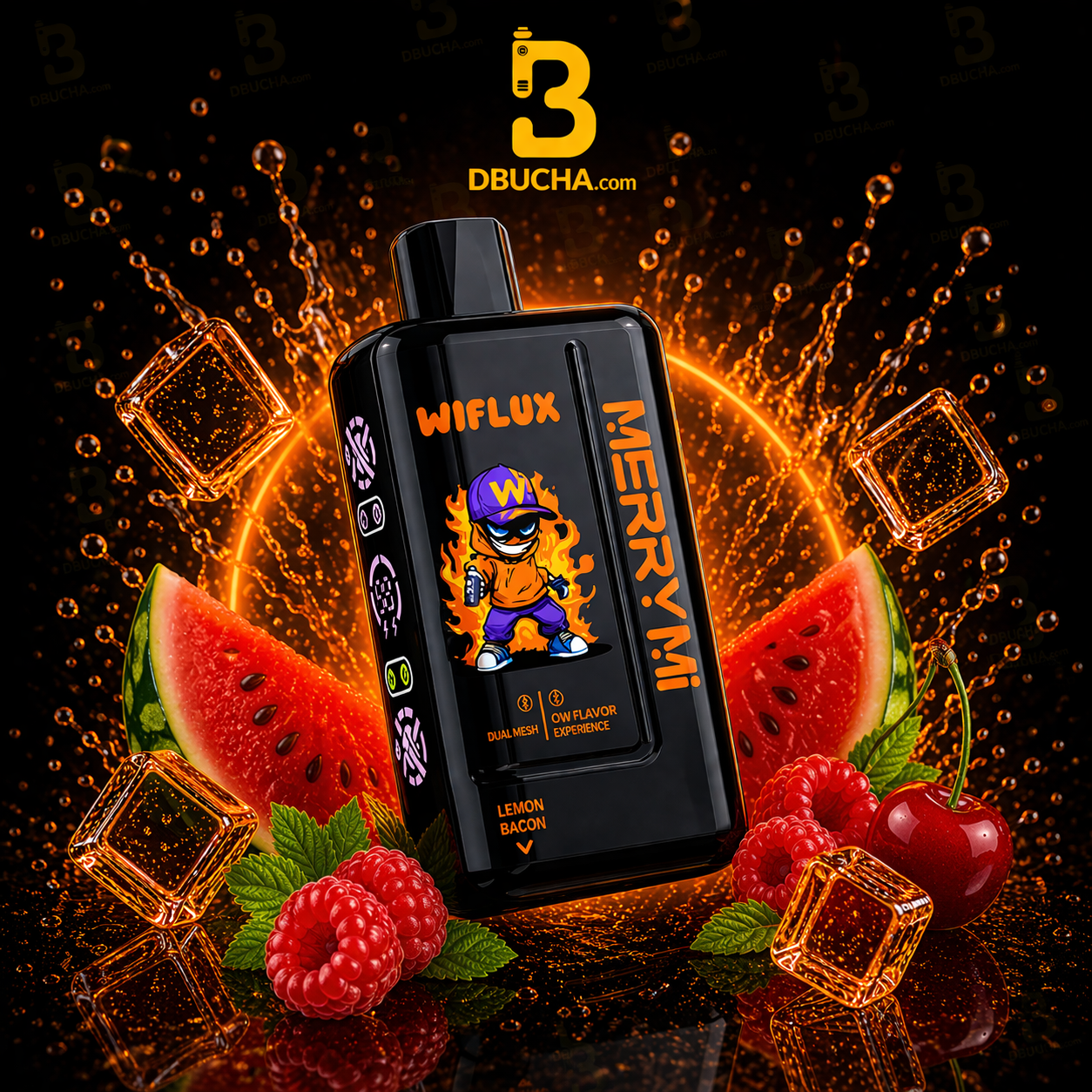 Jednorazówka MerryMi Wiflux 24K smak Mixed Berries