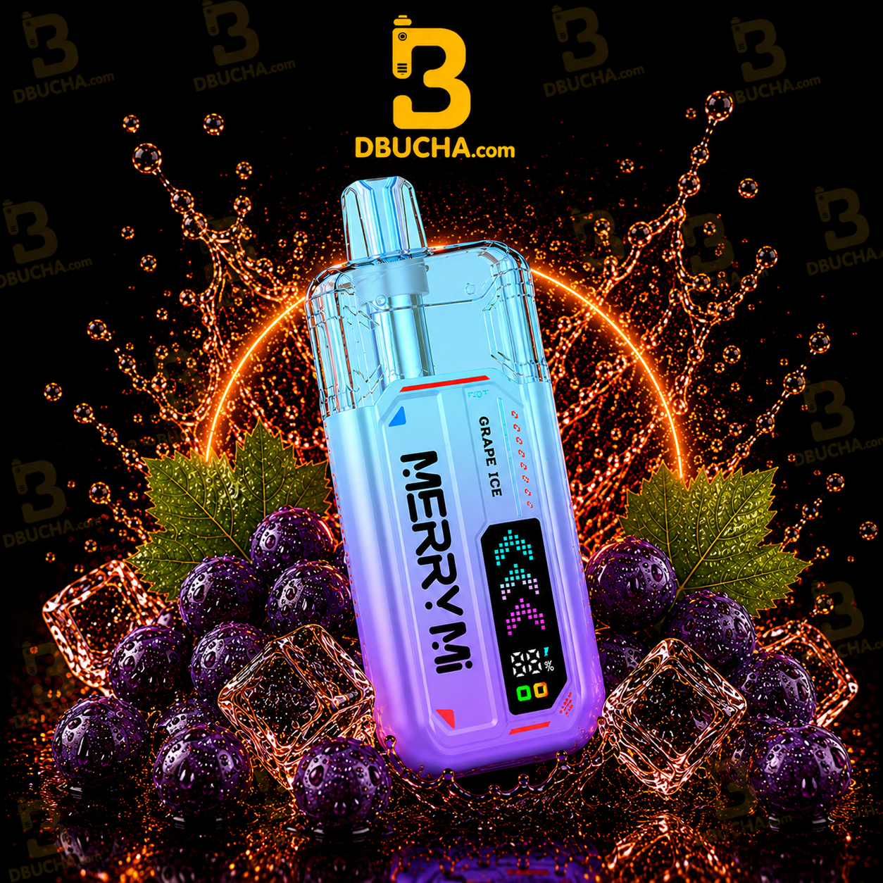 Jednorazówka MerryMi Mecha-X 28K smak Grape Ice