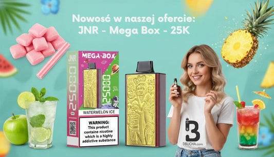 JNR Mega Box 25K z jednorazówki e papieros - Dbucha.com