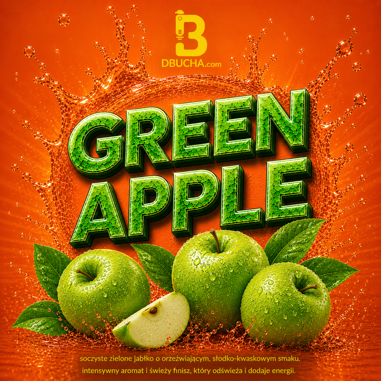 Jednorazówki GREEN APPLE🍏
