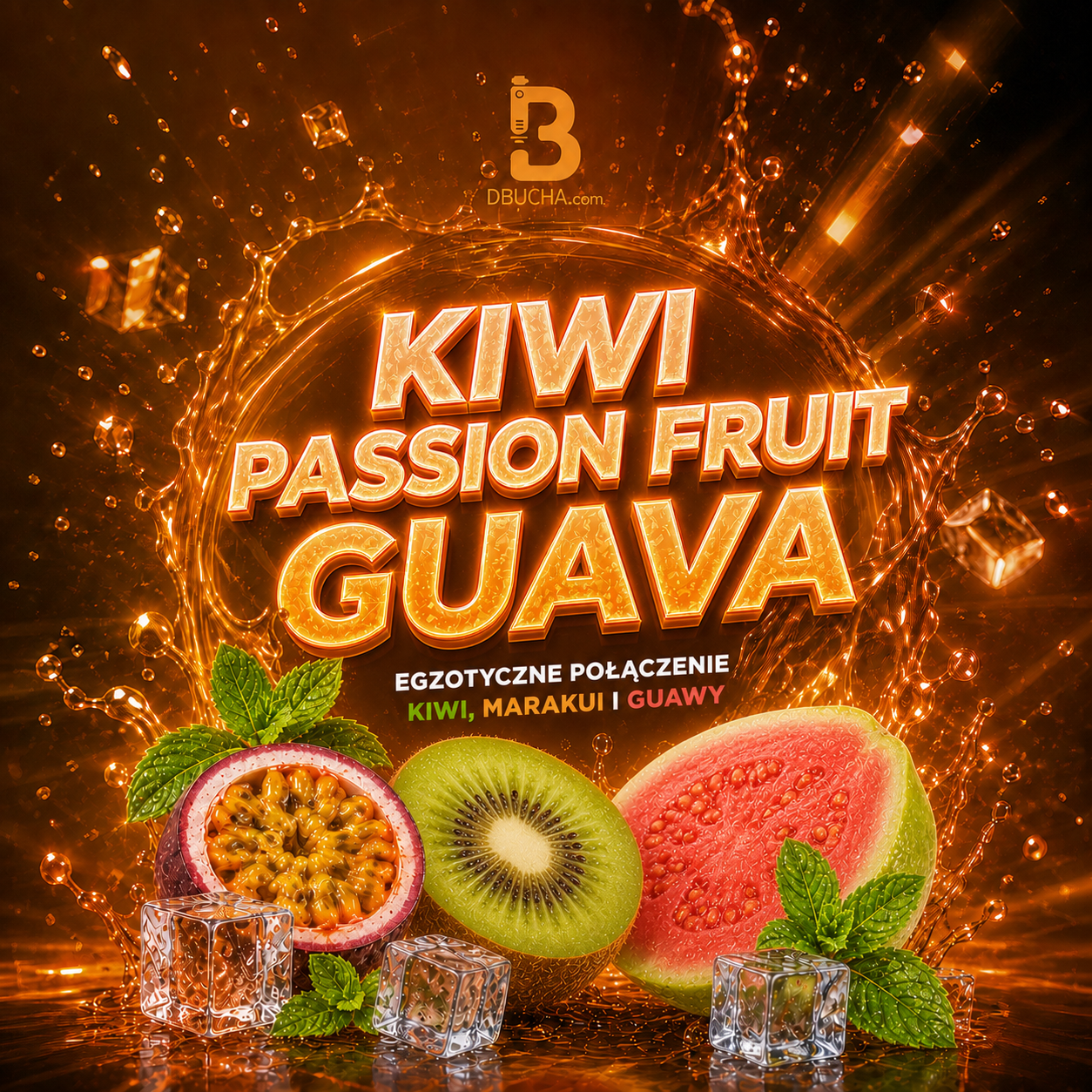 Jednorazówki KIWI PASSION FRUIT GUAVA 🥝💜🌴