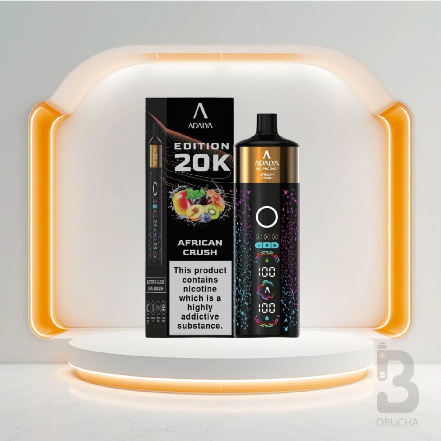 Jednorazówki - E papieros - Polska - Adalya - PRO 360 -20K - African Crush - Najtańsze