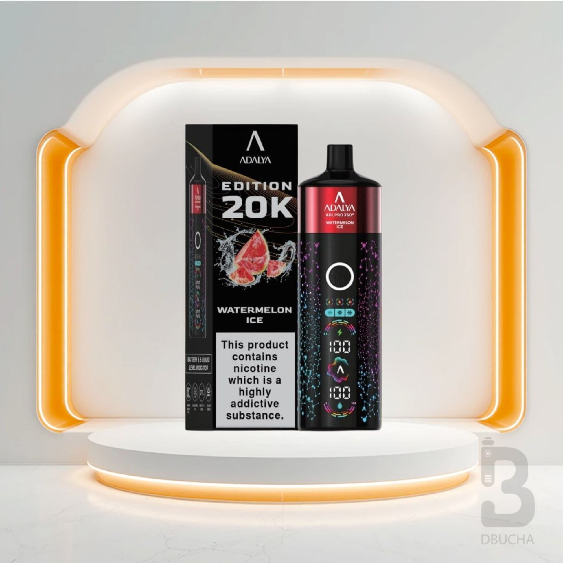 Jednorazówki - E papieros - Polska - Adalya - PRO 360 -20K - Watermelon Ice - Najtańsze