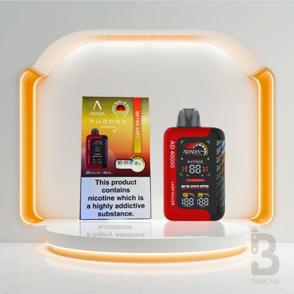 Adalya - Aurora 40000- 40K - Polska - Jednorazówki - E papieros - Lady Killer - 40000 Buchów