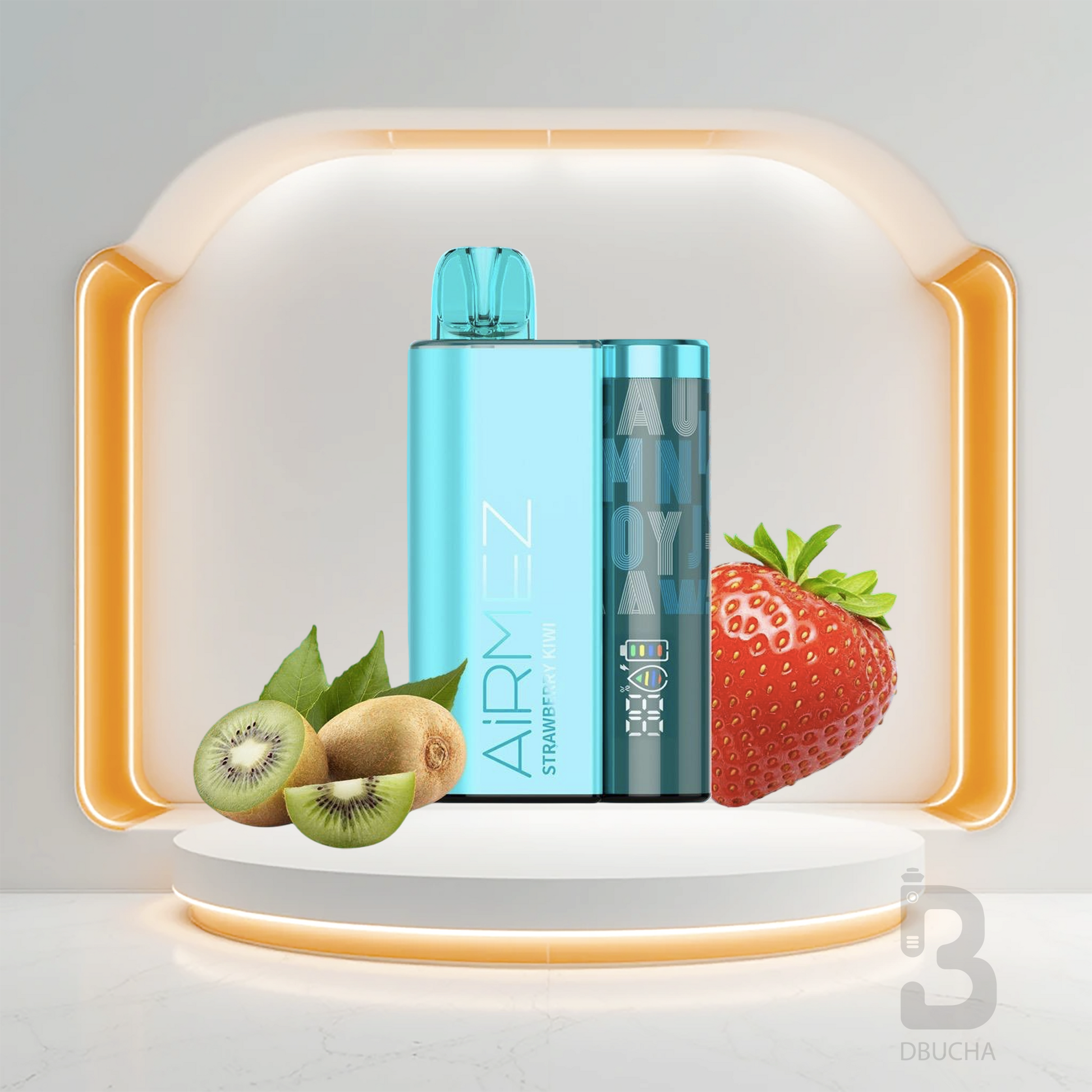 Jednorazówki - E papieros - Polska - AirMez - 12K - Strawberry Kiwi - Najtańsze