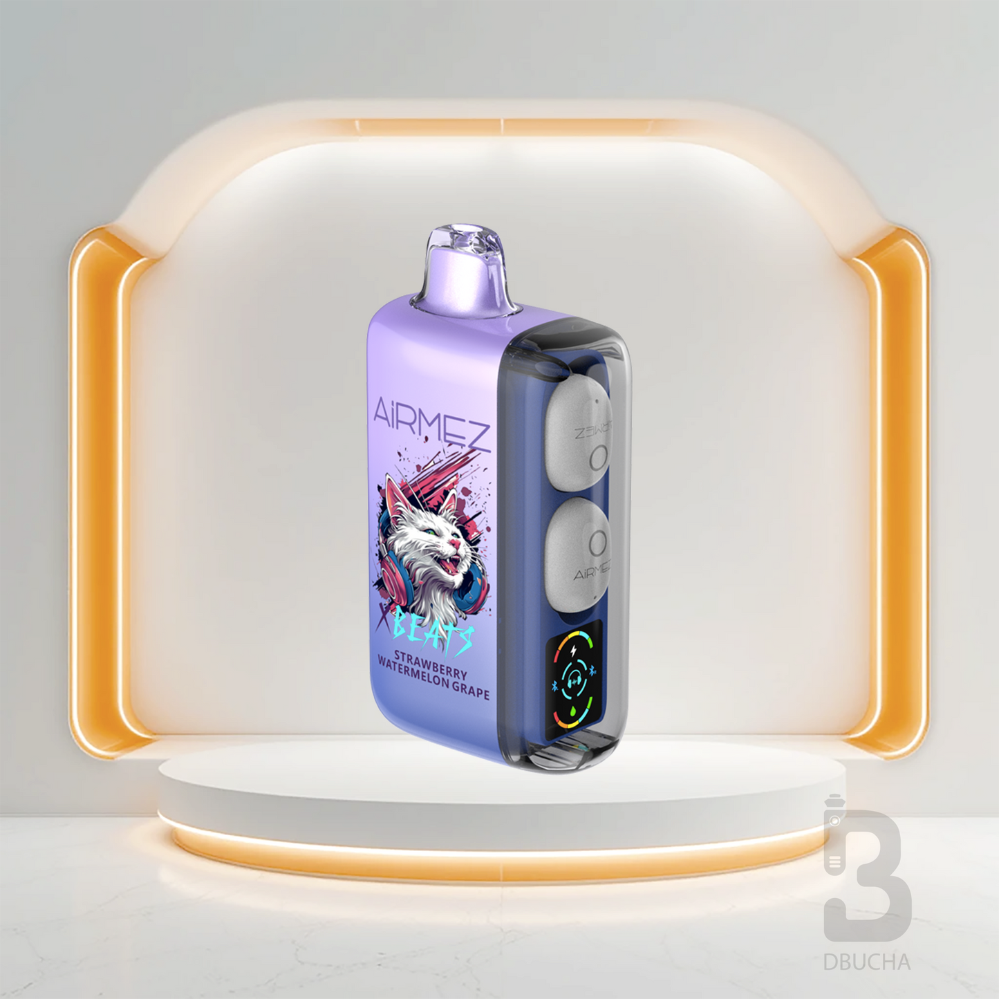 Jednorazówki - E papieros - Polska - AirMez - X-Beats - 40K - Strawberry Watermelon Grape - Najtańsze