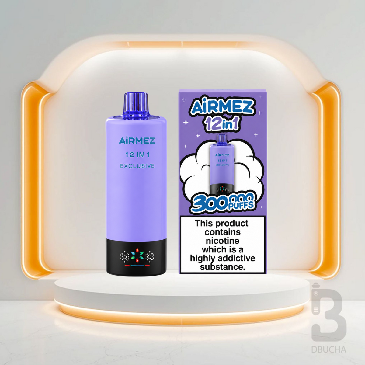 Jednorazówki AiRMEZ Exclusive | 12 w 1 | 300K - E papieros 2%