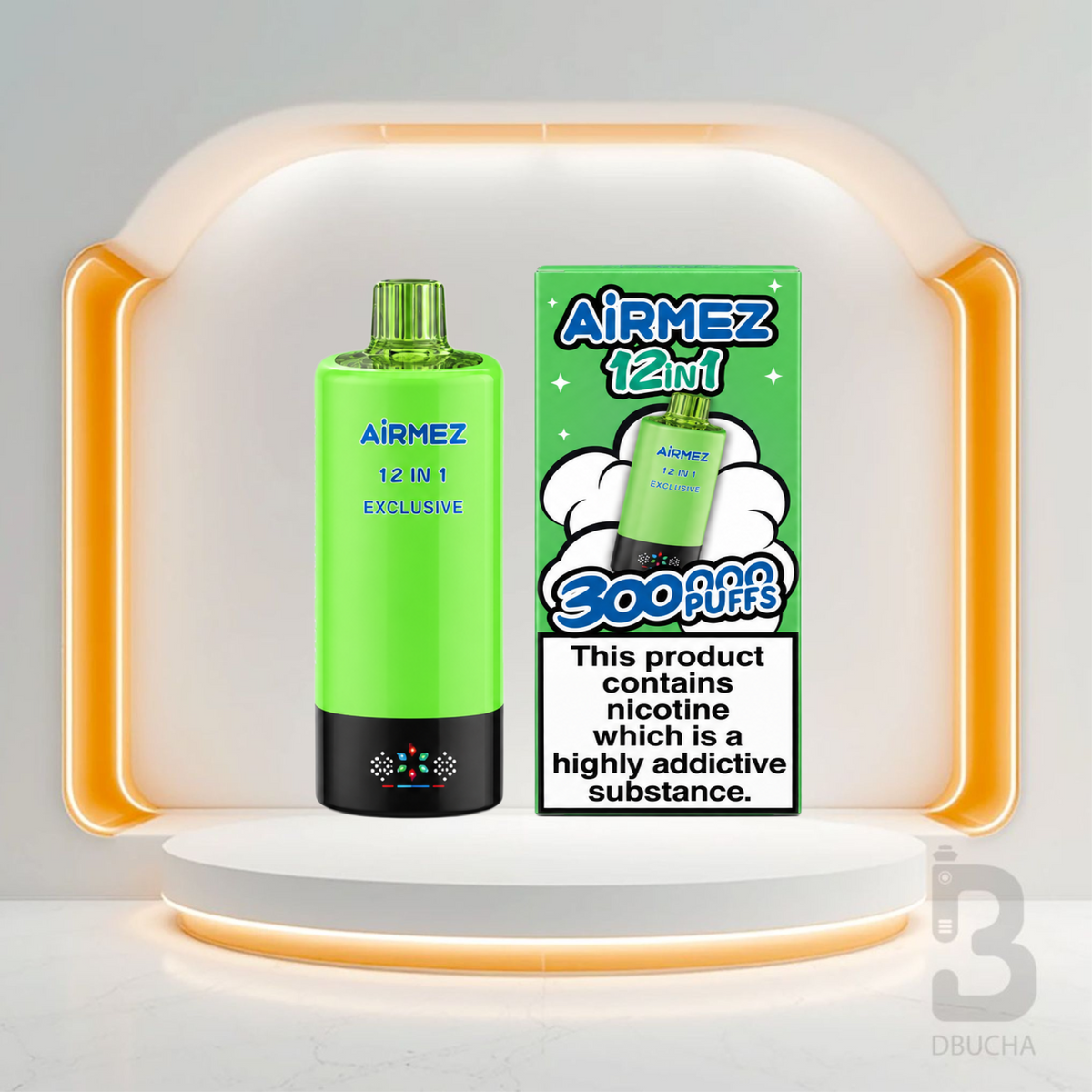 Jednorazówki AiRMEZ Exclusive | 12 w 1 | 300K - E papieros 2%
