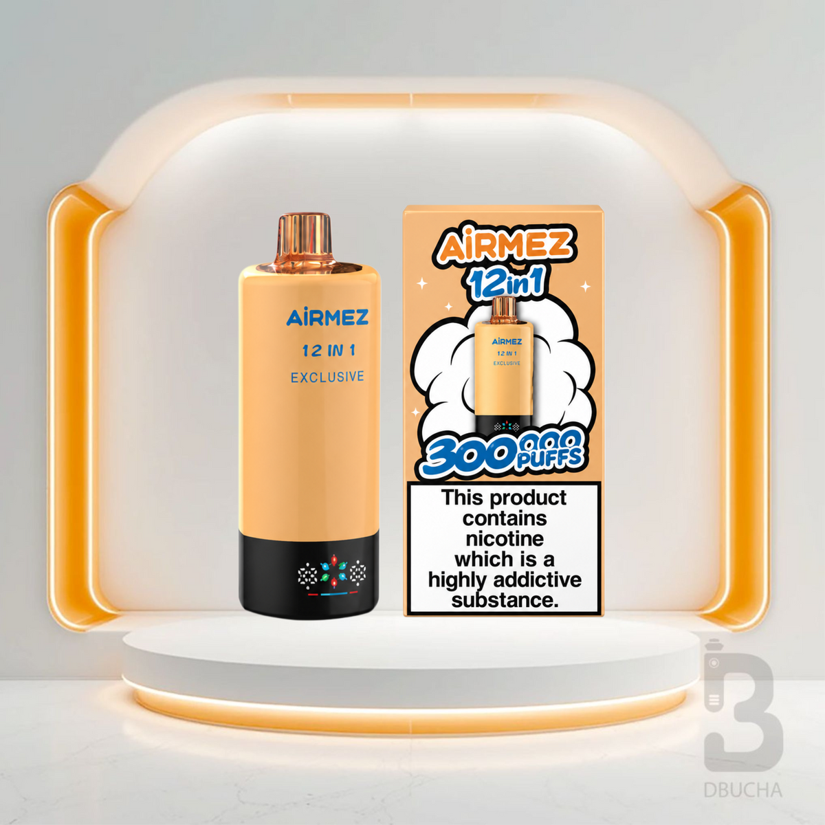 Jednorazówki AiRMEZ Exclusive | 12 w 1 | 300K - E papieros 2%