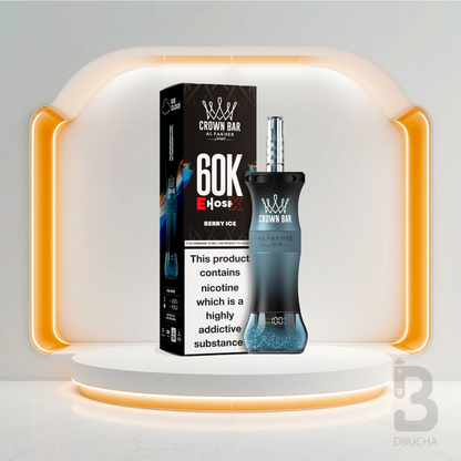 Jednorazówki - E papieros - Al Fakher - Crown Bar E-Hose X - 60K - Berry Ice - Najtańsze