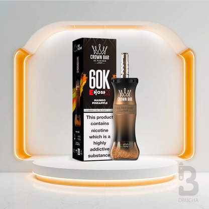 Jednorazówki - E papieros - Al Fakher - Crown Bar E-Hose X - 60K - Mango Pineapple - Najtańsze