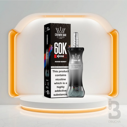 Jednorazówki - E papieros - Al Fakher - Crown Bar E-Hose X - 60K - Mixed Berry - Najtańsze