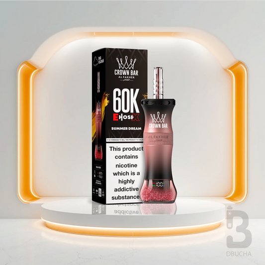 Jednorazówki - E papieros - Al Fakher - Crown Bar E-Hose X - 60K - Summer Dream - Najtańsze