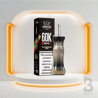 Jednorazówki - E papieros - Al Fakher - Crown Bar E-Hose X - 60K - Watermelon Lime - Najtańsze