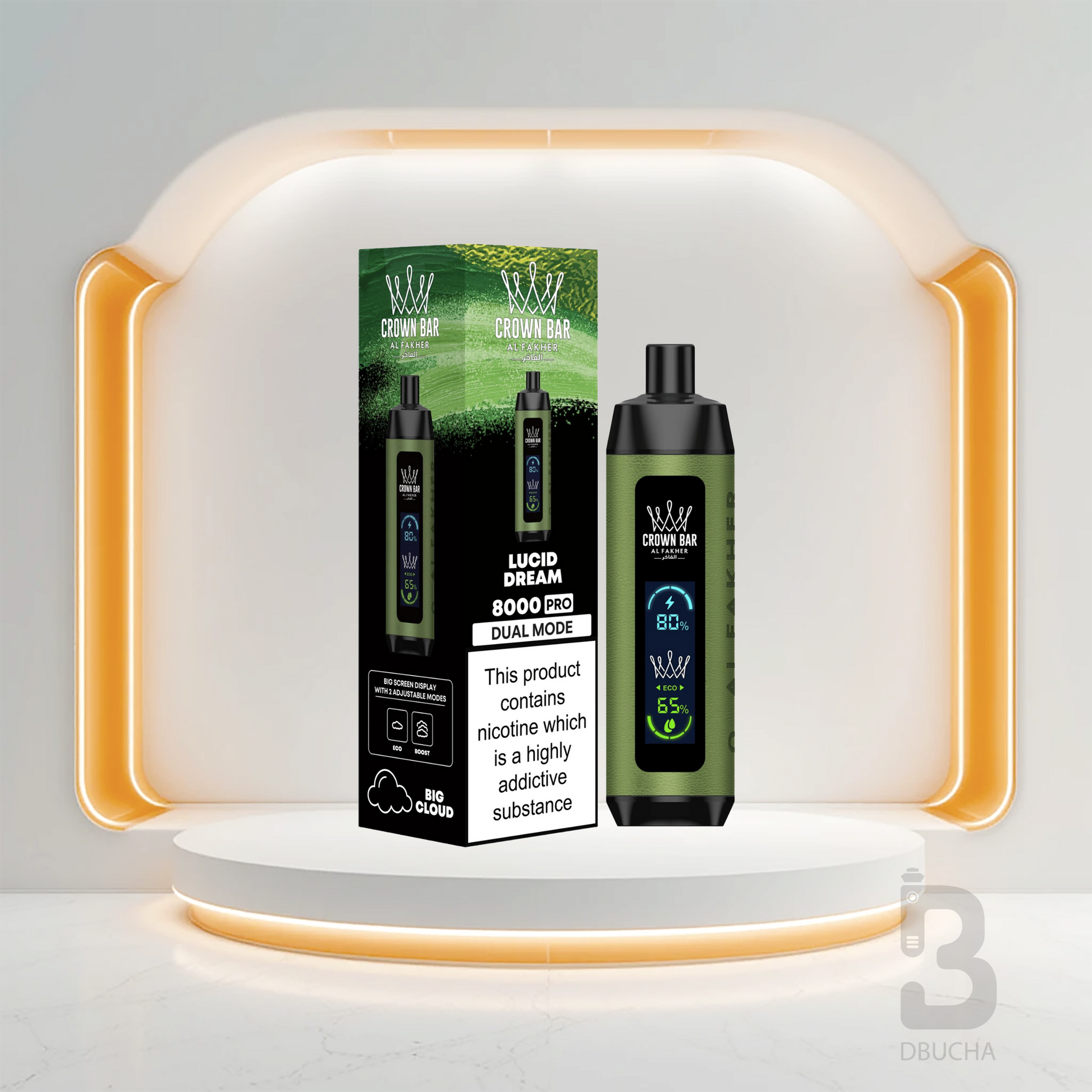 Jednorazówki - E papieros - Polska - Al Fakher - Crown Bar Pro - 8K - Lucid Dream - Najtańsze