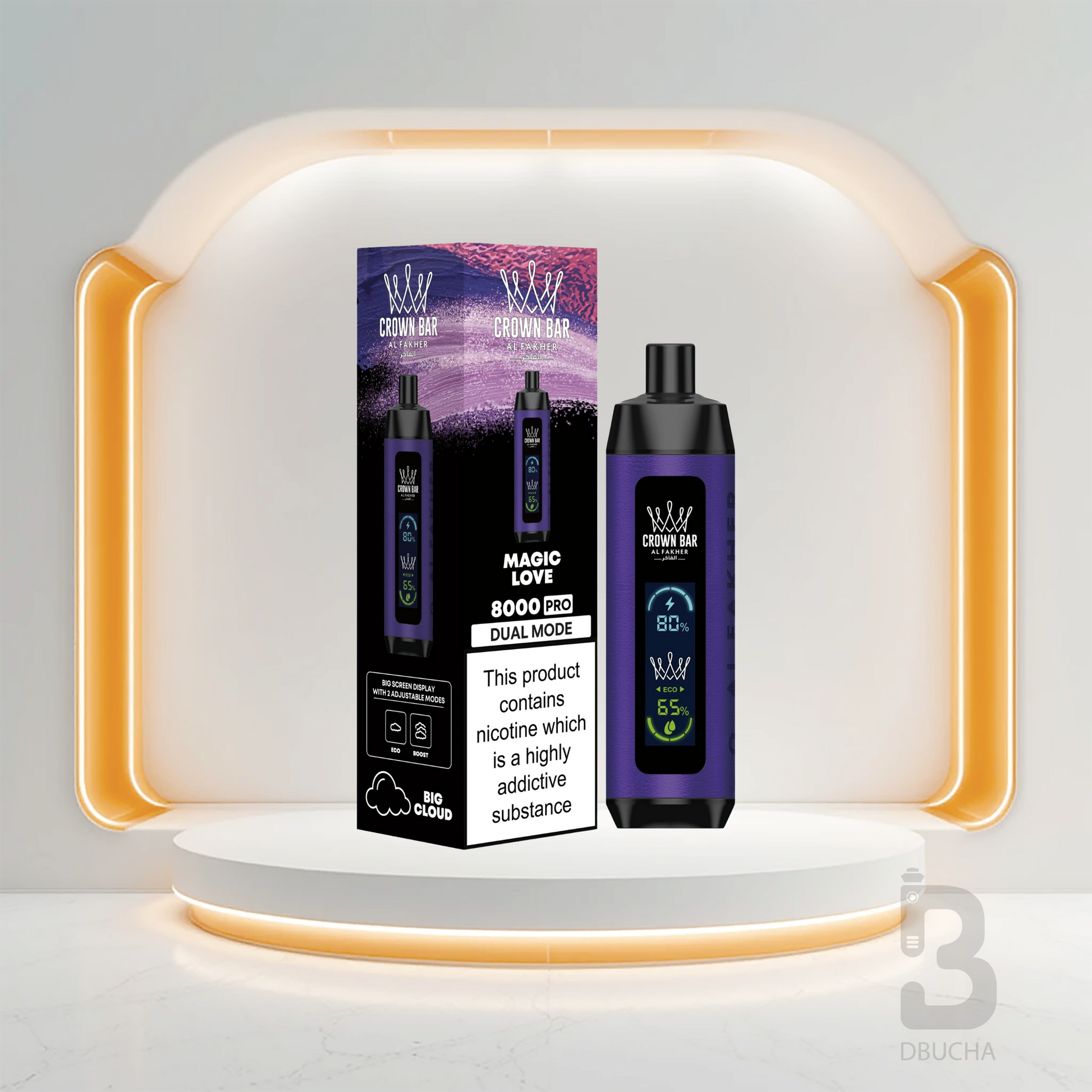 Jednorazówki - E papieros - Polska - Al Fakher - Crown Bar Pro - 8K - Magic Love - Najtańsze