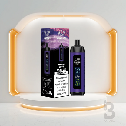 Jednorazówki - E papieros - Polska - Al Fakher - Crown Bar Pro - 8K - Magic Love - Najtańsze