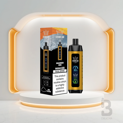 Jednorazówki - E papieros - Polska - Al Fakher - Crown Bar Pro - 8K - Mango Ice - Najtańsze